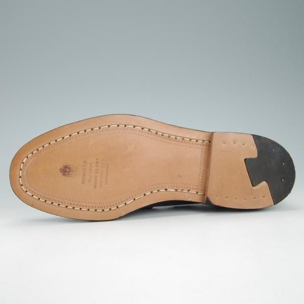 未使用★(米)YUKETEN/ユケテン 8C【定価￥118,800-★コードバン仕様/(米)ホーウィン社】705SP/モカシン/ローファー/黒×赤茶★g815