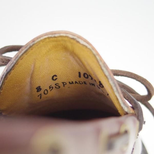 未使用★(米)YUKETEN/ユケテン 8C【定価￥118,800-★コードバン仕様/(米)ホーウィン社】705SP/モカシン/ローファー/黒×赤茶★g815