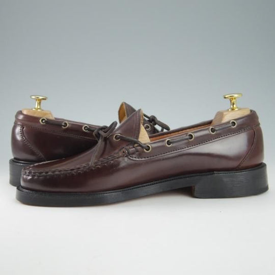 未使用★(米)YUKETEN/ユケテン 9C【定価￥118,800-★コードバン仕様/(米)ホーウィン社】705/モカシン/ローファー/赤茶/メンズ★g817