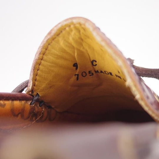 未使用★(米)YUKETEN/ユケテン 9C【定価￥118,800-★コードバン仕様/(米)ホーウィン社】705/モカシン/ローファー/赤茶/メンズ★g817