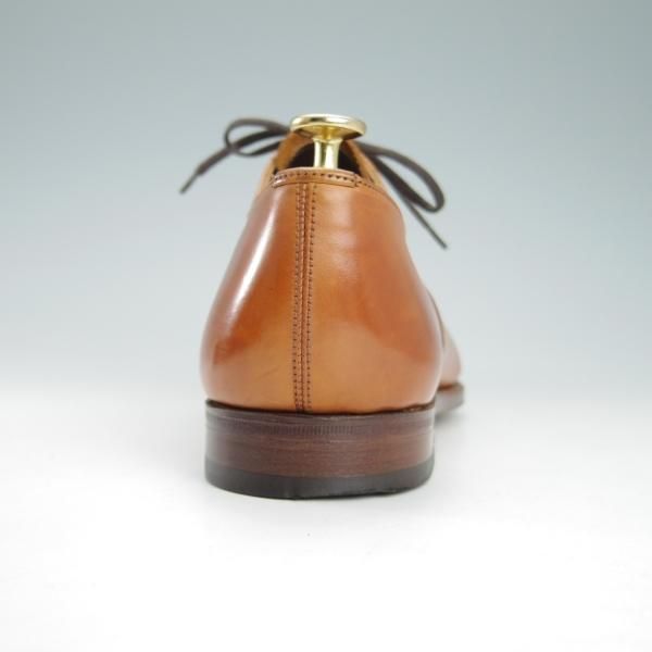 極美品★(英)グレンソン 7.5E【定価￥74,800-★MACCLESFIELD/クォーターブローグ】カーフ/茶/メンズ/GRENSON★g818