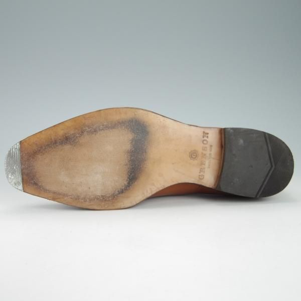 極美品★(英)グレンソン 7.5E【定価￥74,800-★MACCLESFIELD/クォーターブローグ】カーフ/茶/メンズ/GRENSON★g818