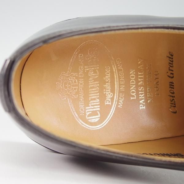 極美品★チャーチ 70F/UK7【定価￥130,900-★ダイナイトソール仕様/SHANNON R】シャノン/103ラスト/プレーントゥ/黒/Church's★g821