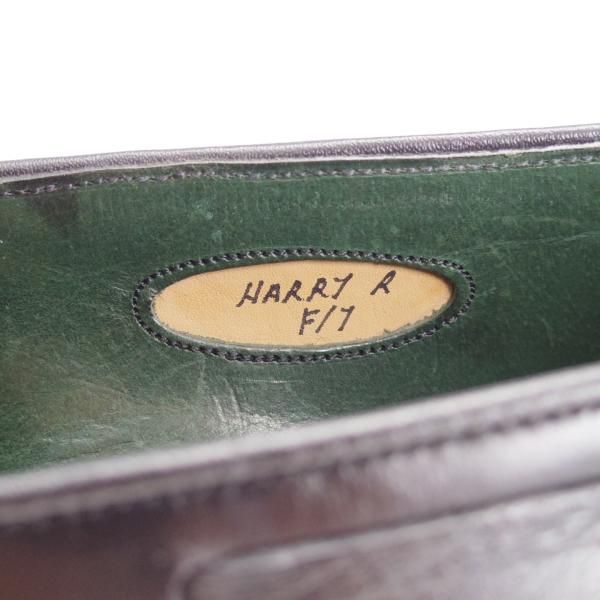極美品★(英)チーニー 7F【定価￥78,100-★ダイナイトソール仕様/HARRY R】ハリー/214ラスト/タッセルローファー/黒/CHEANEY★g822
