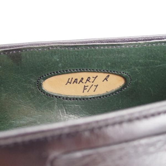 極美品★(英)チーニー 7F【定価￥78,100-★ダイナイトソール仕様/HARRY R】ハリー/214ラスト/タッセルローファー/黒/CHEANEY★g822