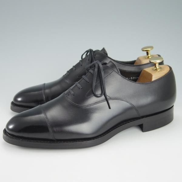 極美品★三陽山長 SIZE 7【現行定価￥75,900-★友二郎/R2010ラスト】ストレートチップ/カーフ/黒/メンズ/SanyoYamacho★g824
