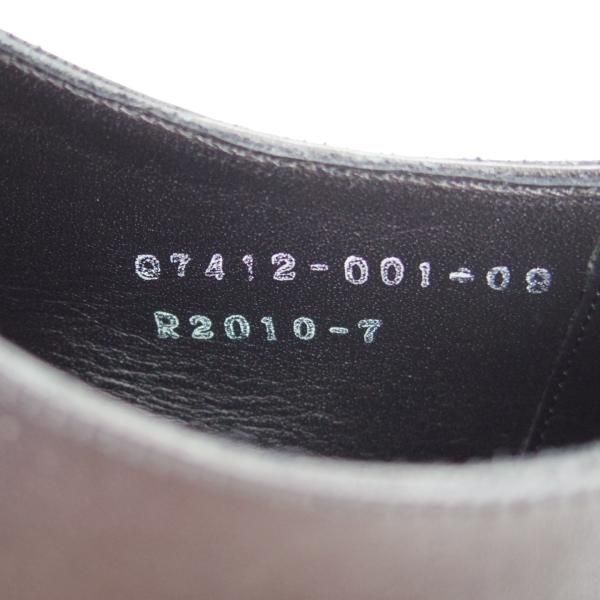極美品★三陽山長 SIZE 7【現行定価￥75,900-★友二郎/R2010ラスト】ストレートチップ/カーフ/黒/メンズ/SanyoYamacho★g824