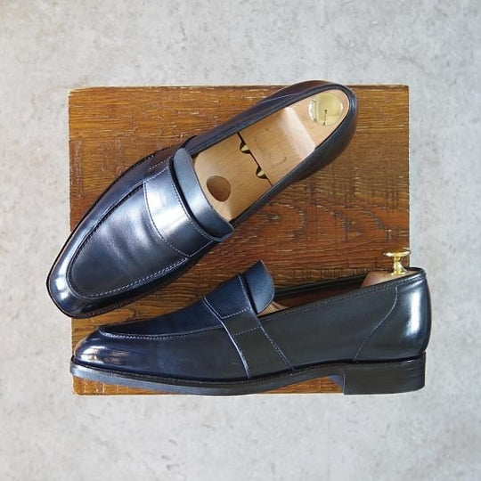 ★クロケット&ジョーンズ 6E【ダイナイトソール仕様★(英)ジョージ・クレバリー別注/GEORGE CLEVERLEY】ローファー/Crockett&Jones★g825