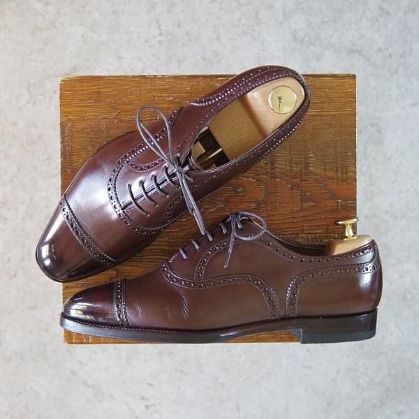 宮城興業　uk5(24) ダークブラウン　ドレス　アデレード　クォーターブローグ raymar-shoes_howard-dbr