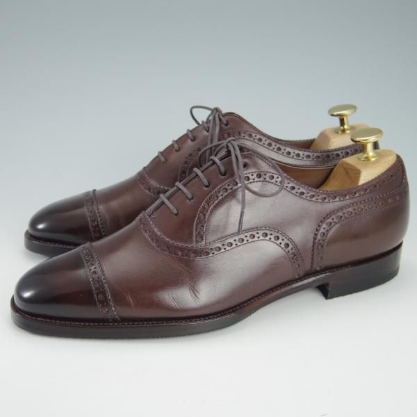 ★宮城興業 6E【★クォーターブローグ/YOUKIHI】ヨウキヒ/AR73Eラスト/カーフ/濃茶/メンズ/MIYAGI KOGYO★g827