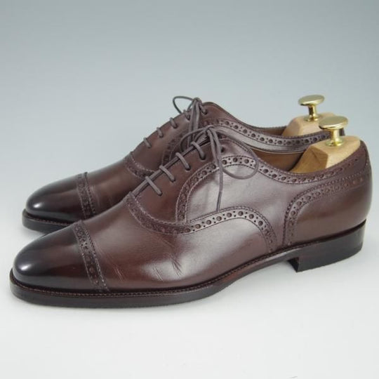 ★宮城興業 6E【★クォーターブローグ/YOUKIHI】ヨウキヒ/AR73Eラスト/カーフ/濃茶/メンズ/MIYAGI KOGYO★g827