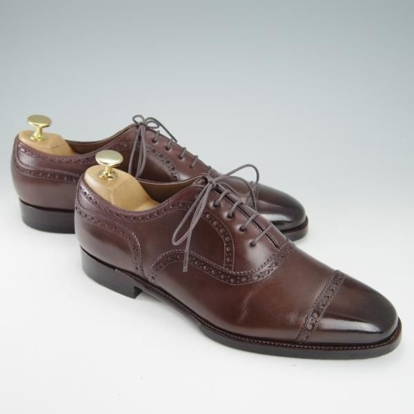 ★宮城興業 6E【★クォーターブローグ/YOUKIHI】ヨウキヒ/AR73Eラスト/カーフ/濃茶/メンズ/MIYAGI KOGYO★g827