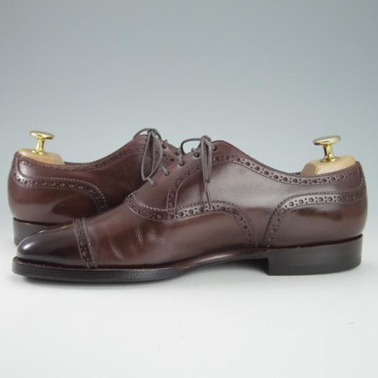 ★宮城興業 6E【★クォーターブローグ/YOUKIHI】ヨウキヒ/AR73Eラスト/カーフ/濃茶/メンズ/MIYAGI KOGYO★g827