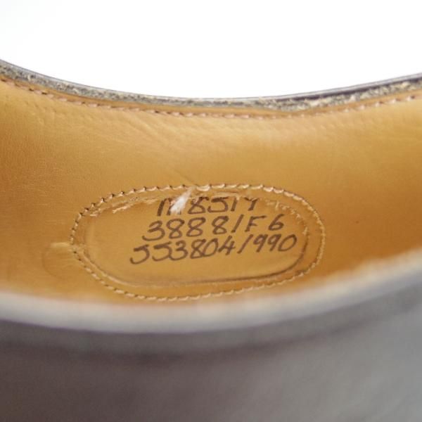 未使用★(英)チーニー 6F【★(英)ポールスミス別注/3888ラスト】ストレートチップ/カーフ/黒/メンズ/Paul Smith/CHEANEY★g828