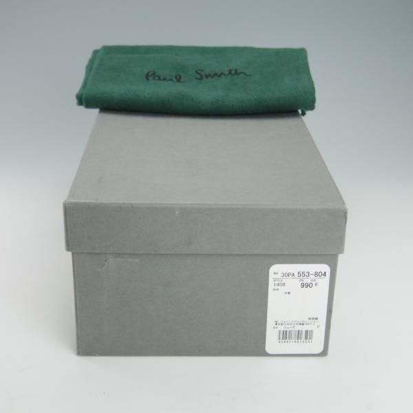 未使用★(英)チーニー 6F【★(英)ポールスミス別注/3888ラスト】ストレートチップ/カーフ/黒/メンズ/Paul Smith/CHEANEY★g828