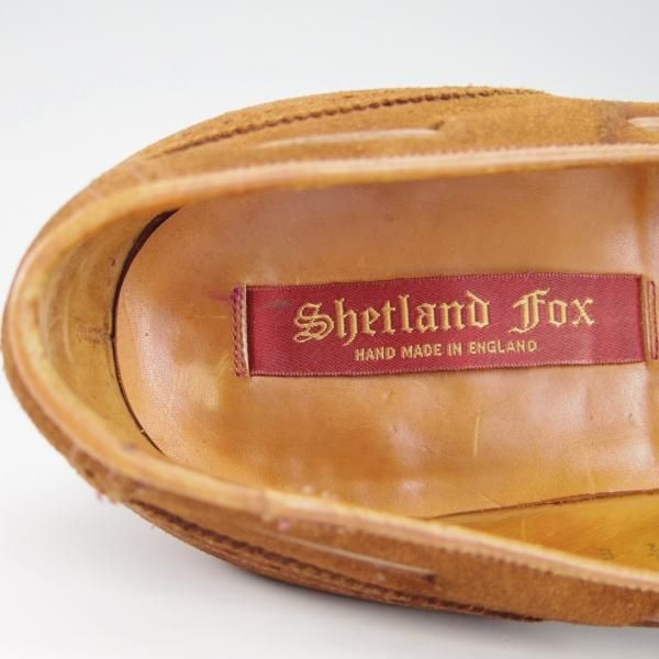 ★クロケット&ジョーンズ 7.5E【貴重70's〜80's★シェットランドフォックス別注/Shetland Fox】タッセルローファー/Crockett&Jones★g831