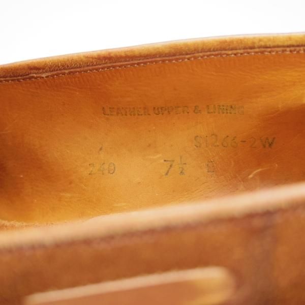 ★クロケット&ジョーンズ 7.5E【貴重70's〜80's★シェットランドフォックス別注/Shetland Fox】タッセルローファー/Crockett&Jones★g831