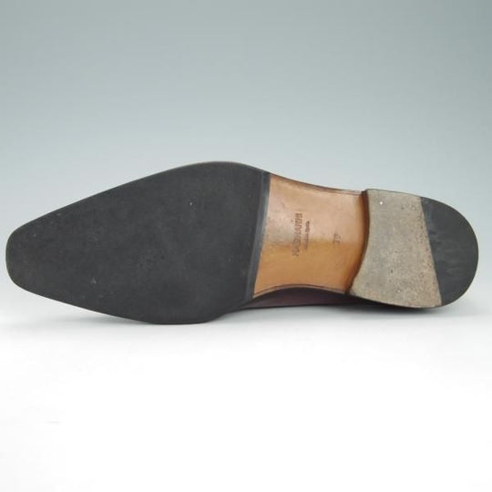 ★(スペイン製)マグナーニ SIZE 39【★ボロネーゼ製法/ギリーシューズ】19548/カーフ/赤茶/メンズ/MAGNANNI★g833