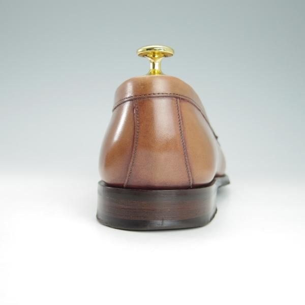 ★(英)チーニー 8.5F【定価￥74,800-★CANNON/キャノン/277ラスト】コインローファー/カーフ/薄茶/メンズ/CHEANEY★g834