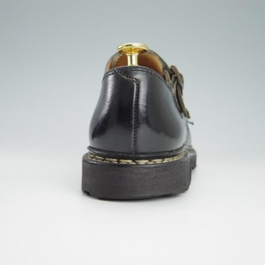 極上★パラブーツ SIZE 5【定価￥74,800-★ウィリアム/WILLIAM】ダブルモンク/リスレザー/NOIR/黒/メンズ/Paraboot★g838