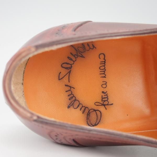 新品12.1万　SANTONI サントーニ　手染めパティーヌ　レザースニーカー サントーニ Santoni MGMS16931NEAIOWSU46 NAVY レザーバックル シングルモンクストラップシューズ ドレスシューズ  ビジネスシューズ 革靴 ネイビー 紺色 メンズ送料無料 | クラウド・シューカンパニー