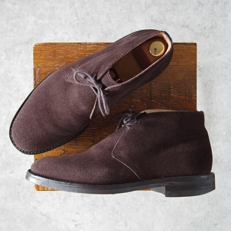 ★チャーチ 75F/UK7.5【現行定価￥102,300-★ダイナイトソール仕様/RYDER 3/ライダー】81ラスト/チャッカブーツ/スエード/Church's★g840