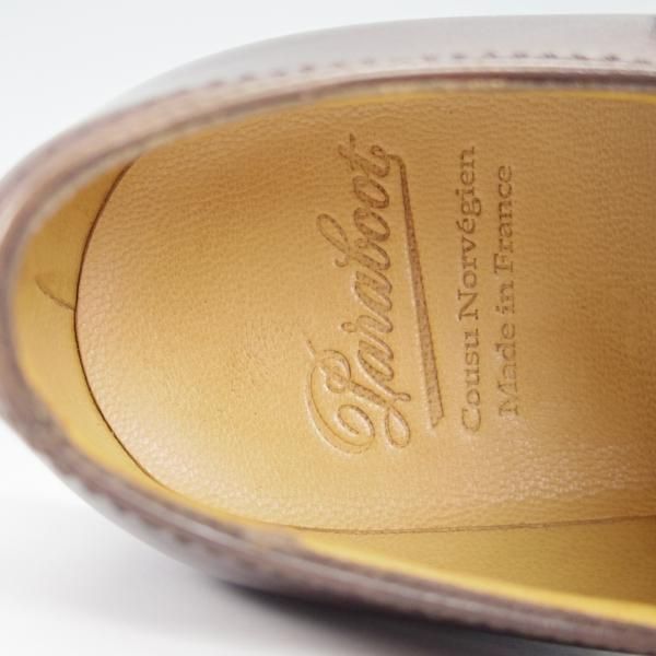 未使用★パラブーツ SIZE 6【定価￥74,800-★ウィリアム/WILLIAM】ダブルモンク/リスレザー/CAFE/カフェ/メンズ/Paraboot★g842