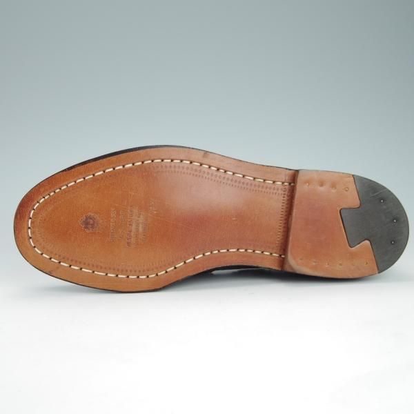 未使用★(米)YUKETEN/ユケテン 8C【定価2,500ドル(27万円程度)★クロコダイル/Genuine Crocodile】モカシン/ローファー/1416/黒/★g845