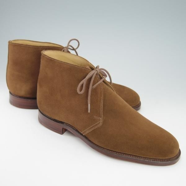 未使用★クロケット&ジョーンズ 6E【定価￥77,000-★CHERTSEY/チャートシー】224ラスト/チャッカブーツ/TABACCO/茶/Crockett&Jones★g846