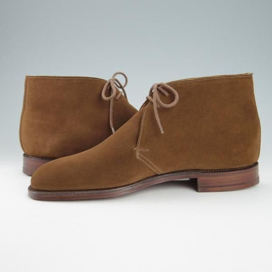 未使用★クロケット&ジョーンズ 6E【定価￥77,000-★CHERTSEY/チャートシー】224ラスト/チャッカブーツ/TABACCO/茶/Crockett&Jones★g846