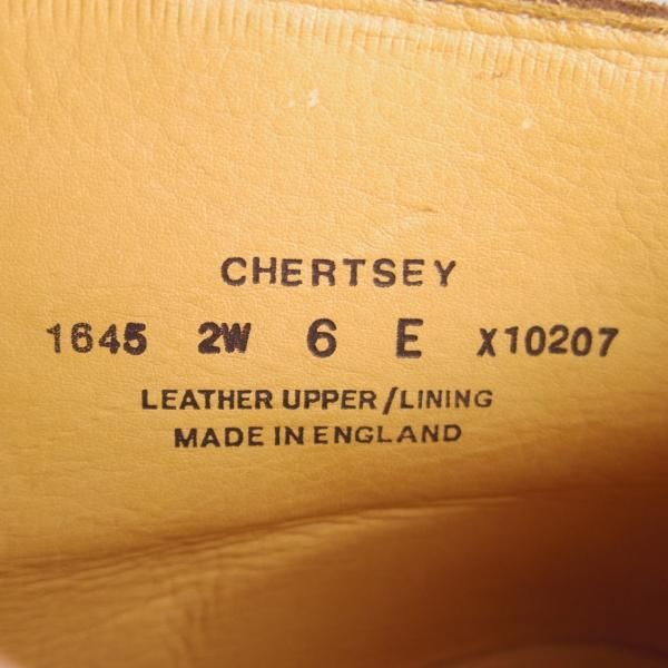 未使用★クロケット&ジョーンズ 6E【定価￥77,000-★CHERTSEY/チャートシー】224ラスト/チャッカブーツ/TABACCO/茶/Crockett&Jones★g846