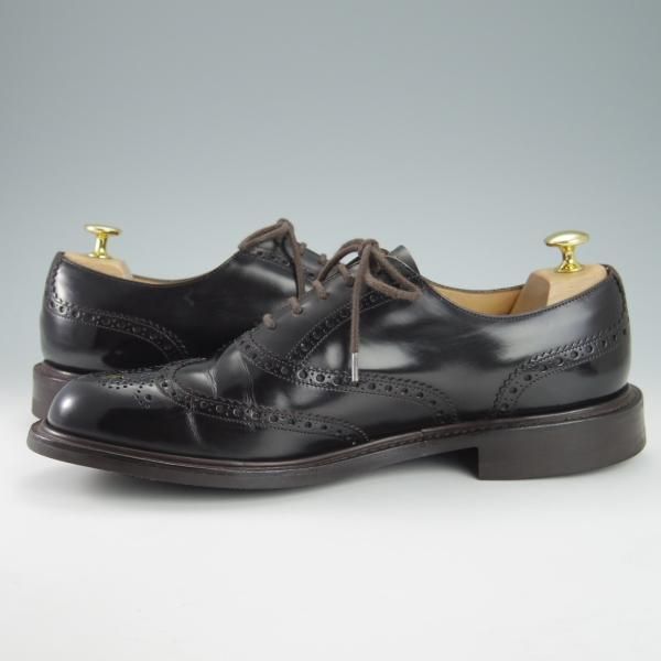 美品★チャーチ 90F/UK9【ダイナイトソール仕様★NORWELL/103ラスト】ROIS CALF/ロイスカーフ/フルブローグ/濃茶/メンズ/Church's★g847