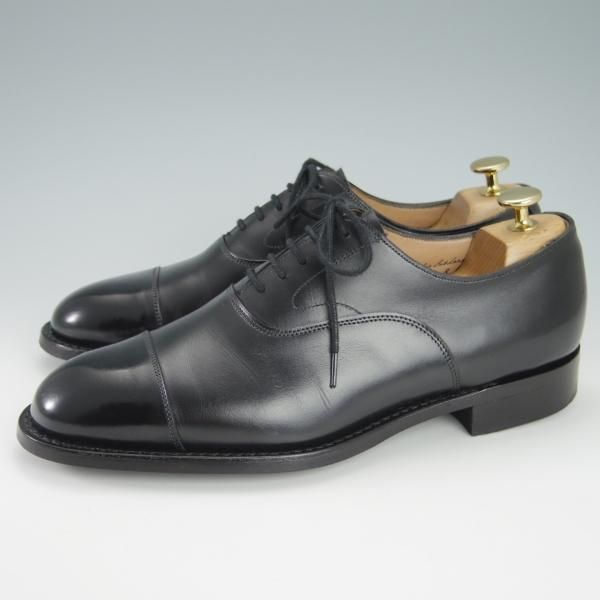 美品★(英)チーニー 6.5F【定価￥78,100-★ダイナイトソール仕様/ALFRED R】125ラスト/ストレートチップ/カーフ/黒/メンズ/CHEANEY★g848
