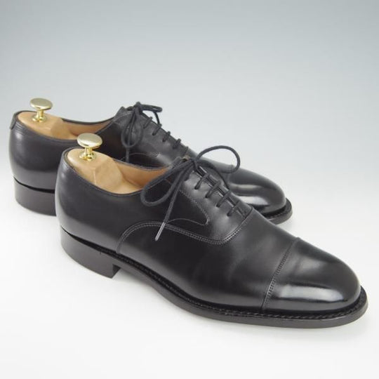 美品★(英)チーニー 6.5F【定価￥78,100-★ダイナイトソール仕様/ALFRED R】125ラスト/ストレートチップ/カーフ/黒/メンズ/CHEANEY★g848