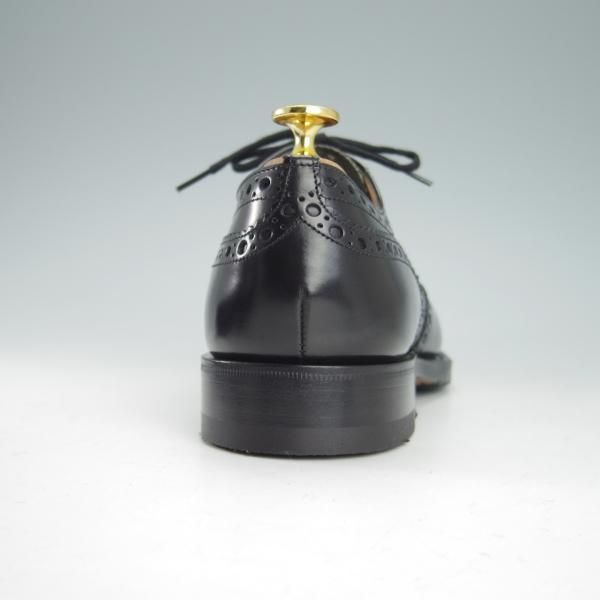 新品★チャーチ 60F/UK6【定価￥124,300-★BURWOOD/バーウッド】81ラスト/5都市ロゴ/ポリッシュドバインダーカーフ/黒/Church's★g849