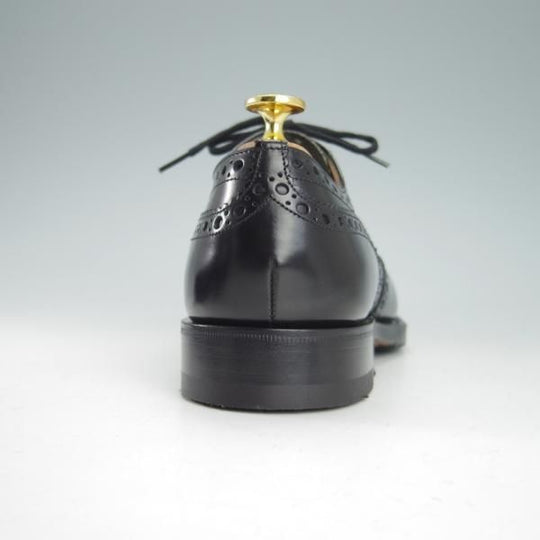 新品★チャーチ 60F/UK6【定価￥124,300-★BURWOOD/バーウッド】81ラスト/5都市ロゴ/ポリッシュドバインダーカーフ/黒/Church's★g849