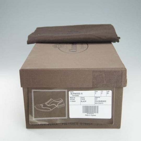 極美品★チャーチ 70F/UK7【現行定価￥155,100-★ダイナイトソール仕様/BURWOOD R】バーウッド/81ラスト/フルブローグ/Church's★g851