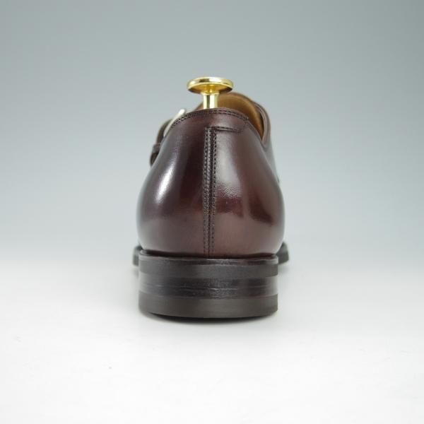 ほぼ試着程度★三陽山長 SIZE 7.5【★モンクストラップ/濃茶】カーフ/メンズ/SanyoYamacho★g852