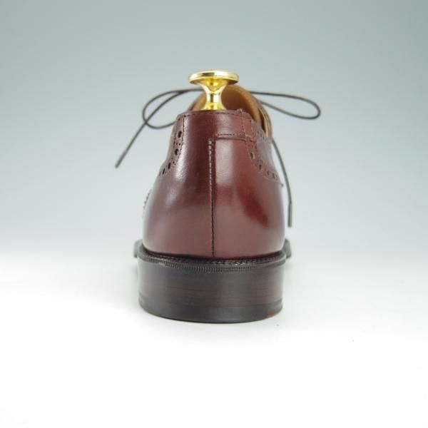 ★クロケット&ジョーンズ 7.5D【★(英)ポールセンスコーン別注/Poulsen Skone】248ラスト/セミブローグ/赤茶/メンズ/Crockett&Jones★g857