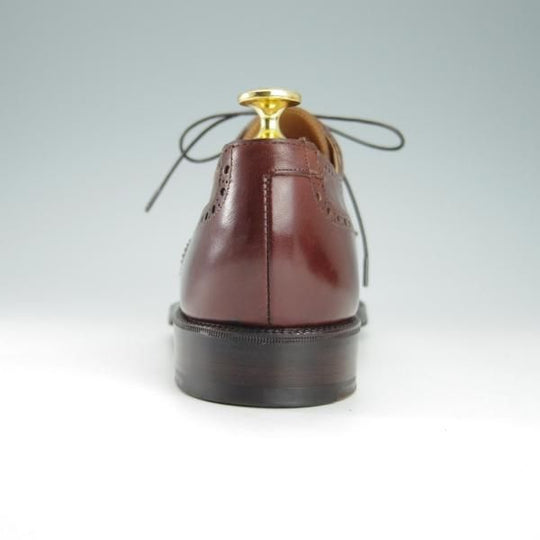 ★クロケット&ジョーンズ 7.5D【★(英)ポールセンスコーン別注/Poulsen Skone】248ラスト/セミブローグ/赤茶/メンズ/Crockett&Jones★g857