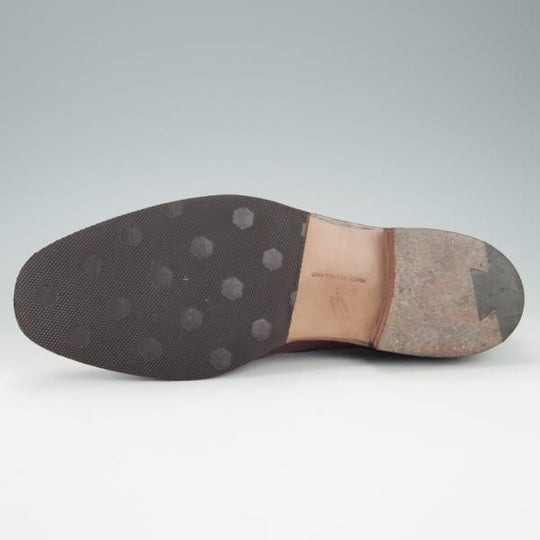 ★クロケット&ジョーンズ 7.5D【★(英)ポールセンスコーン別注/Poulsen Skone】248ラスト/セミブローグ/赤茶/メンズ/Crockett&Jones★g857