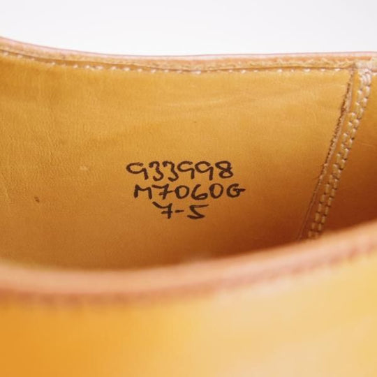 極上★トリッカーズ SIZE 7【定価￥82,500-★エイコンアンティーク/KENDAL】リッジウェイソール/プレーントゥ/薄茶/Tricker's★g858