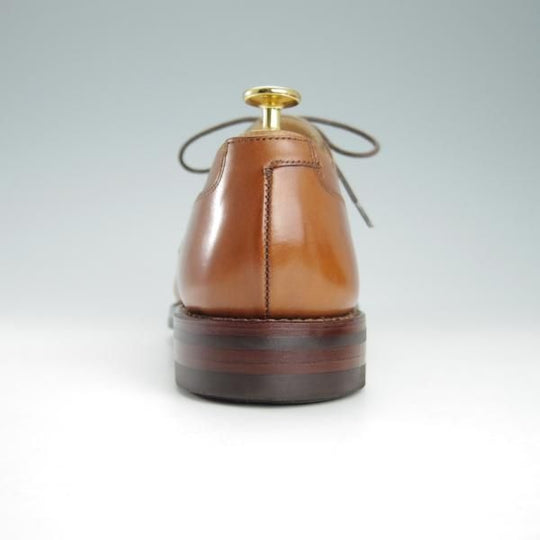 極美品★クロケット&ジョーンズ 8E【ダイナイトソール仕様★MORETON 3/モールトン】366ラスト/Uチップ/茶/メンズ/Crockett&Jones★g860