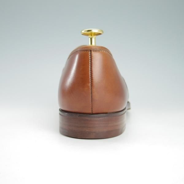 ほぼ未使用★クロケット&ジョーンズ 7.5EX【貴重★ポールスチュアート別注/コインローファー】茶/Paul Stuart/Crockett&Jones★g862