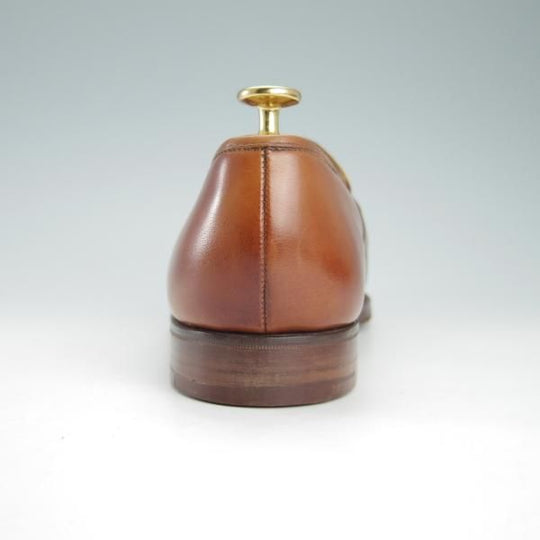 ほぼ未使用★クロケット&ジョーンズ 7.5EX【貴重★ポールスチュアート別注/コインローファー】茶/Paul Stuart/Crockett&Jones★g862