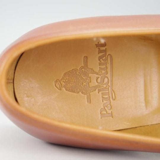 ほぼ未使用★クロケット&ジョーンズ 7.5EX【貴重★ポールスチュアート別注/コインローファー】茶/Paul Stuart/Crockett&Jones★g862