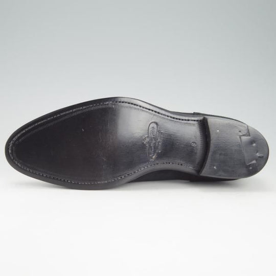 新品★トレーディングポスト SIZE 6【★クォーターブローグ/8202】スエード/黒/メンズ/Trading Post★g864