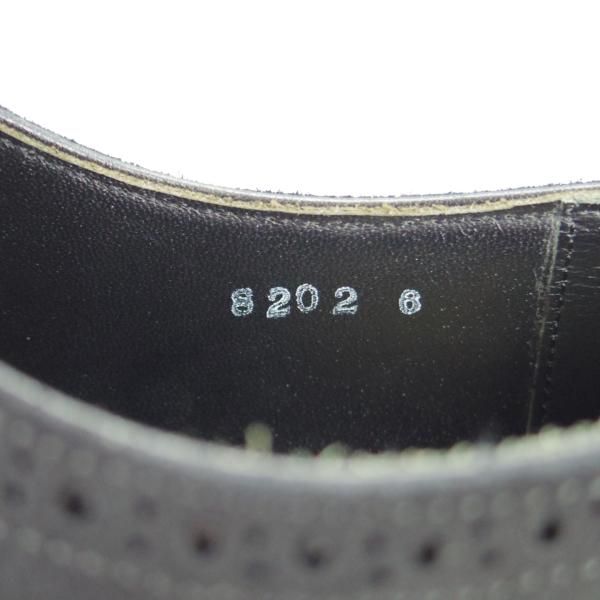 新品★トレーディングポスト SIZE 6【★クォーターブローグ/8202】スエード/黒/メンズ/Trading Post★g864