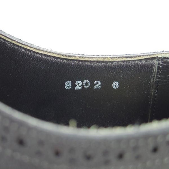 新品★トレーディングポスト SIZE 6【★クォーターブローグ/8202】スエード/黒/メンズ/Trading Post★g864