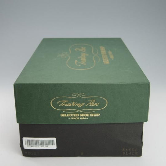 新品★トレーディングポスト SIZE 6【★クォーターブローグ/8202】スエード/黒/メンズ/Trading Post★g864